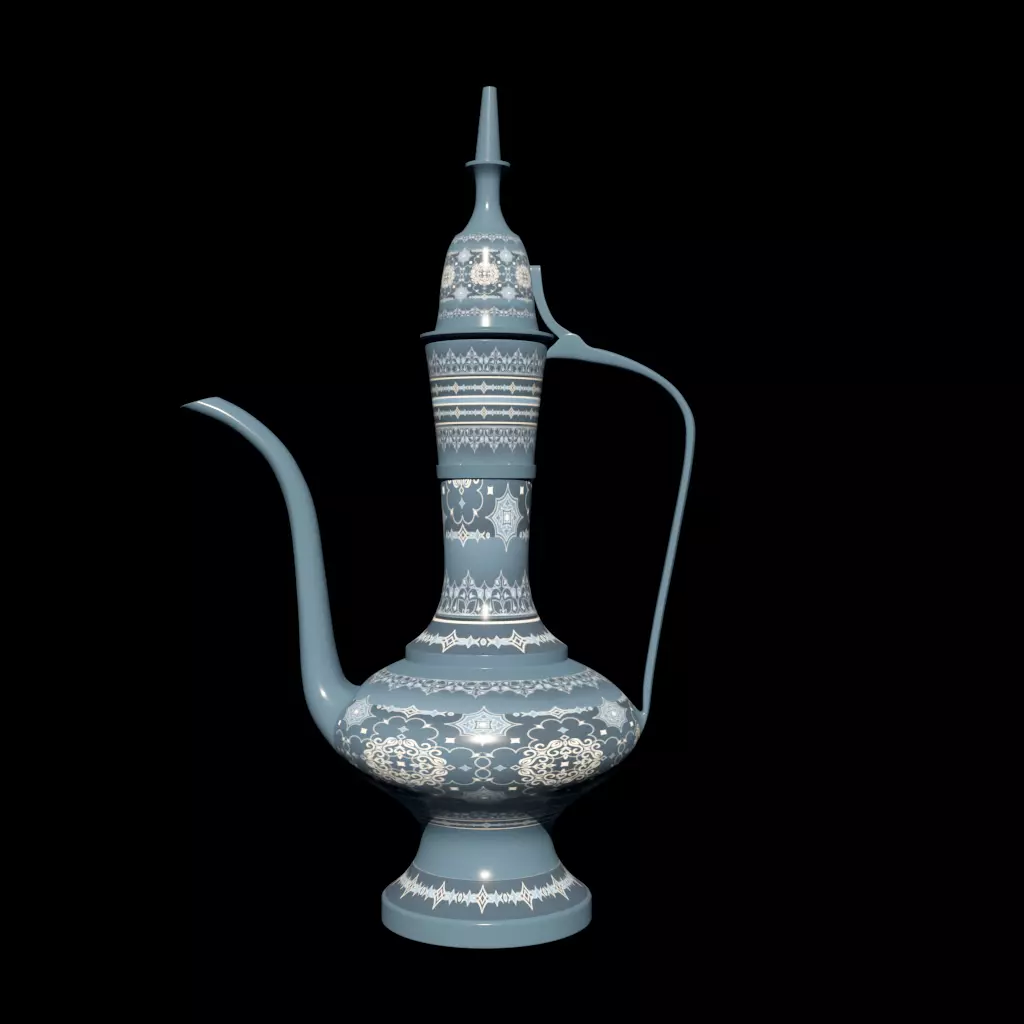 3d model of nomad Jug Low-poly 3D model_0