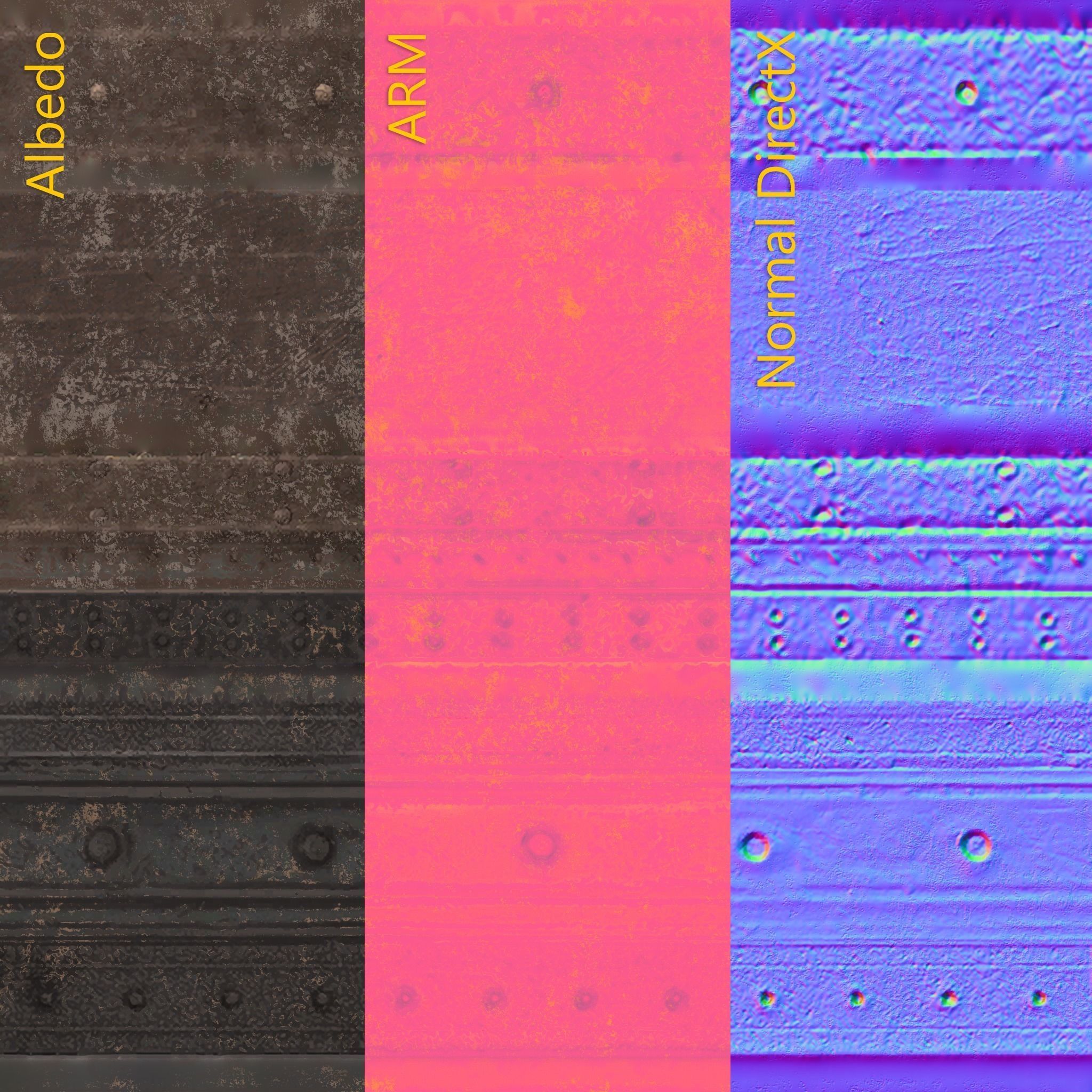 Barrel and Box Low-poly 3D model_23