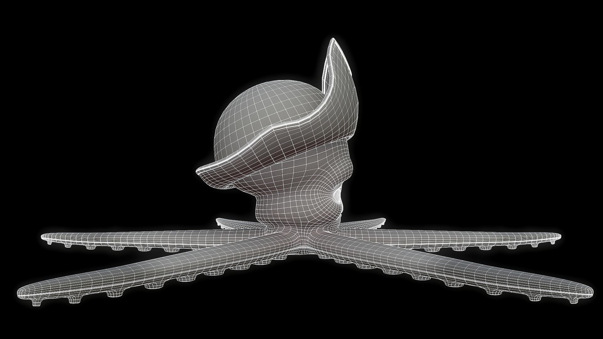 Asset - Cartoons - Animal - Octopus - Rig Low-poly 3D model_10