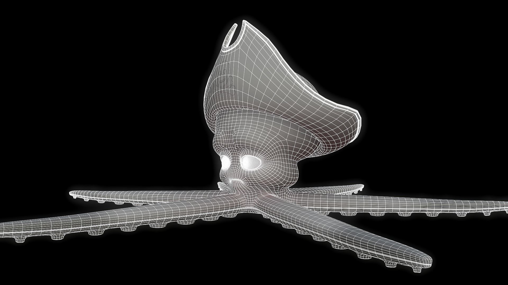 Asset - Cartoons - Animal - Octopus - Rig Low-poly 3D model_12