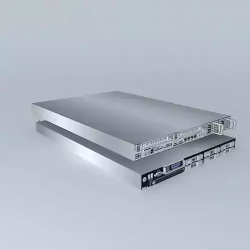 Dell PowerEdge R610 Server 3D model