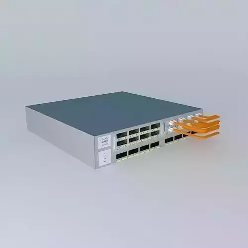 Cisco Top of Rack Catalyst 4900 3D model
