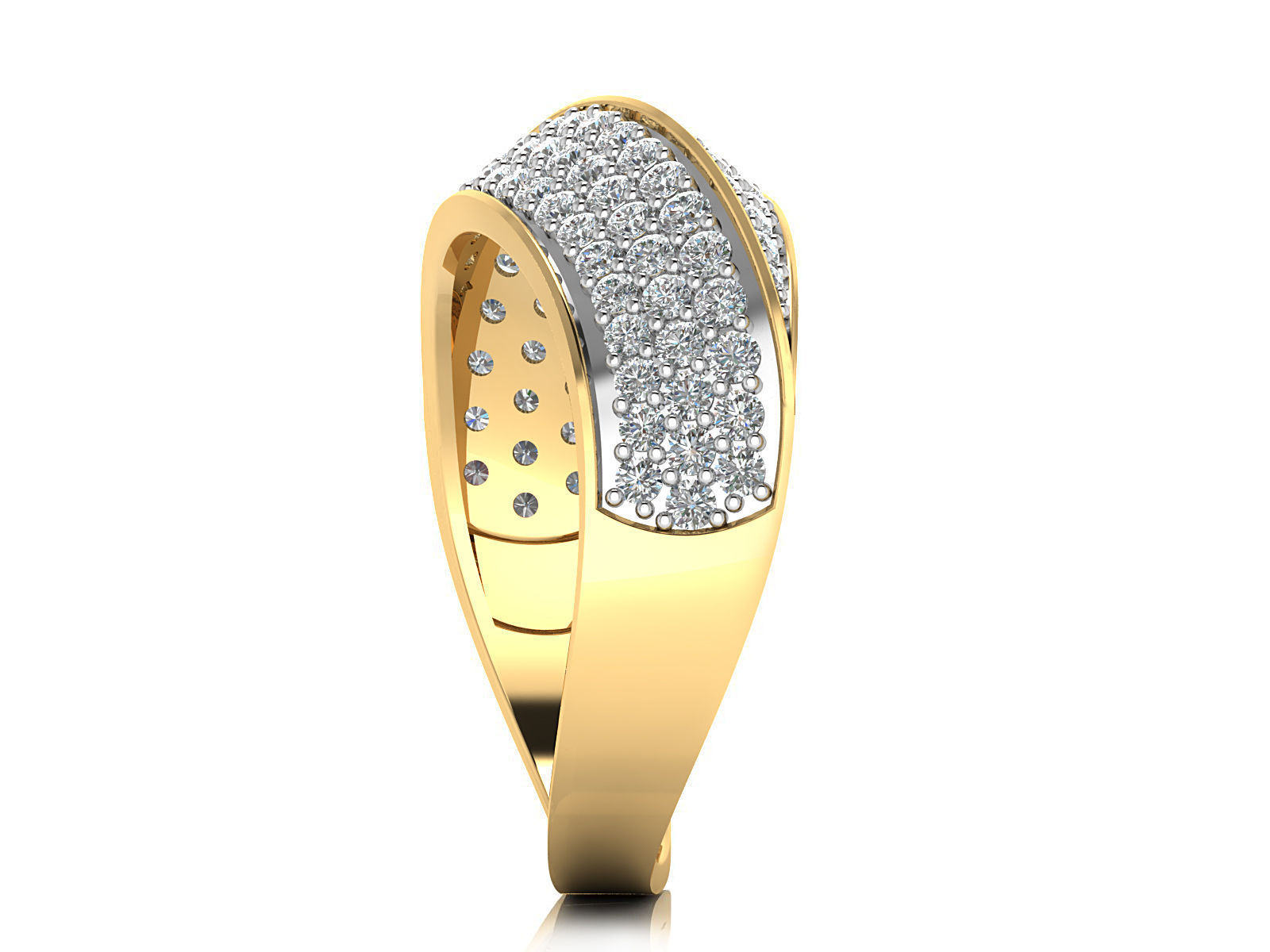 Women ring 3dm stl render detail 3D print model 3D print model_10