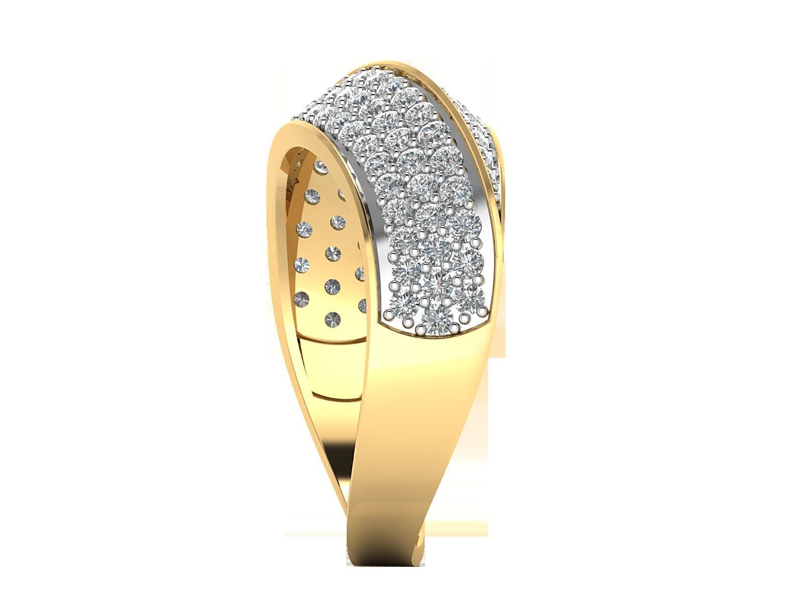 Women ring 3dm stl render detail 3D print model 3D print model_11