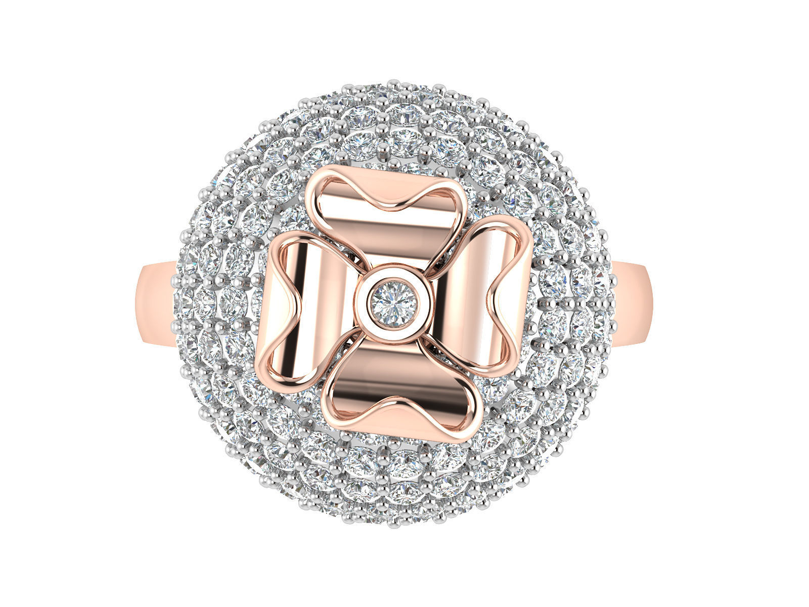 Women ring 3dm stl render detail 3D print model 3D print model_12