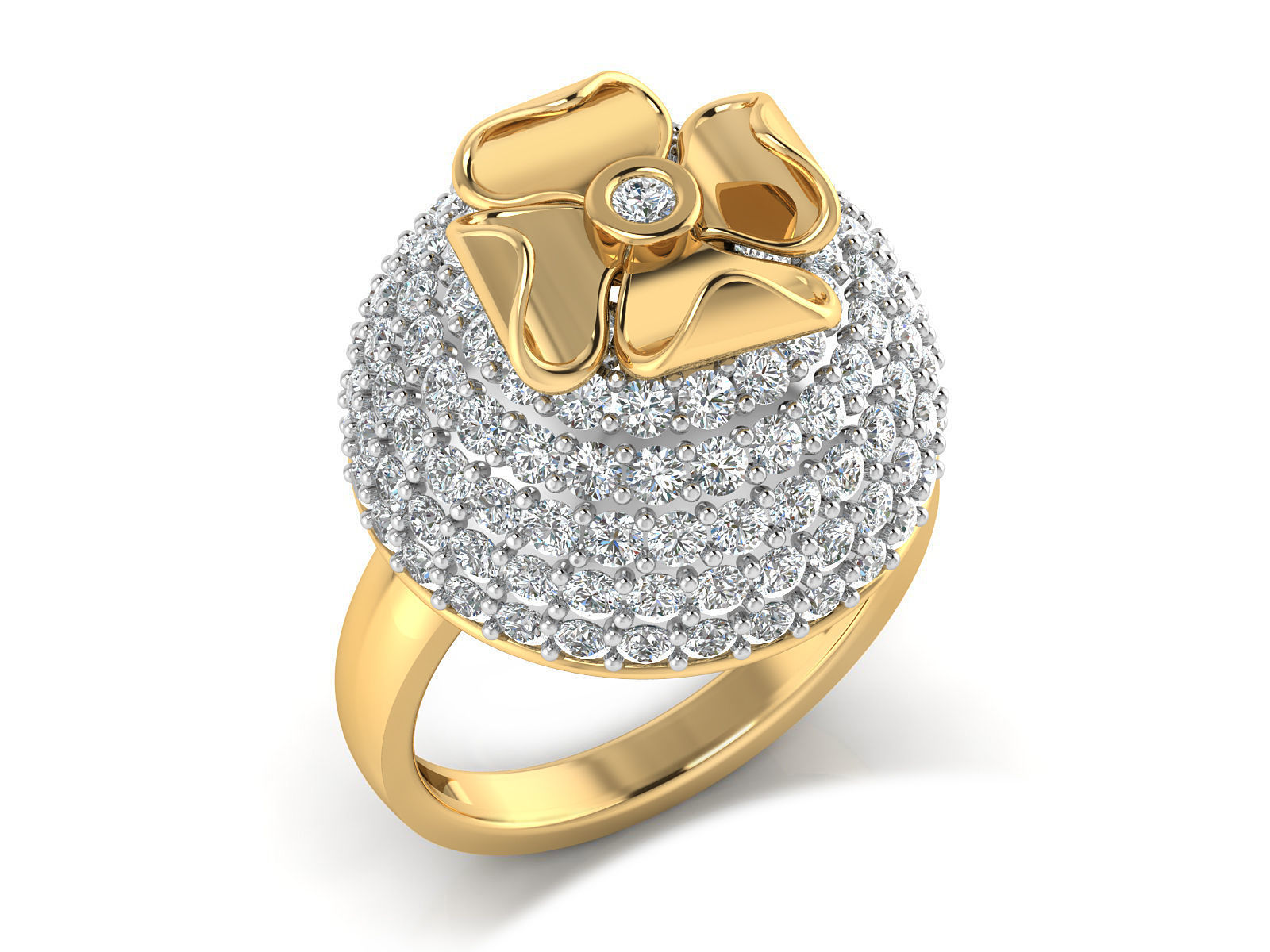 Women ring 3dm stl render detail 3D print model 3D print model_2