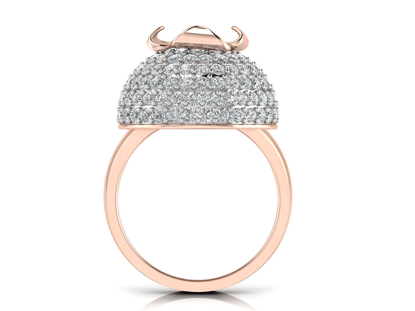 Women ring 3dm stl render detail 3D print model 3D print model_4