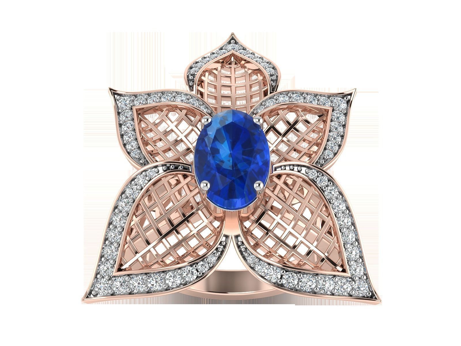 Women ring 3dm stl render detail 3D print model 3D print model_1