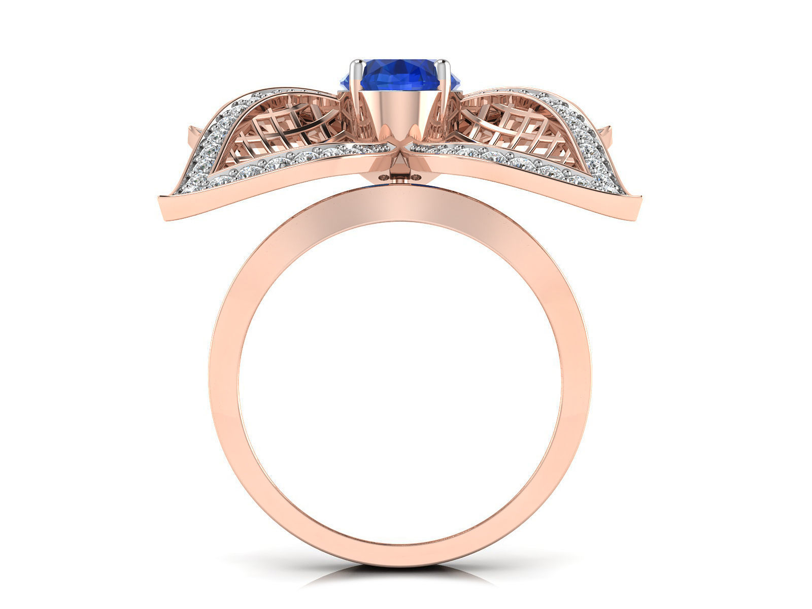 Women ring 3dm stl render detail 3D print model 3D print model_4