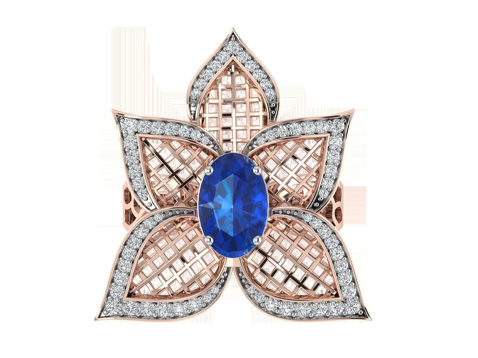 Women ring 3dm stl render detail 3D print model 3D print model_11