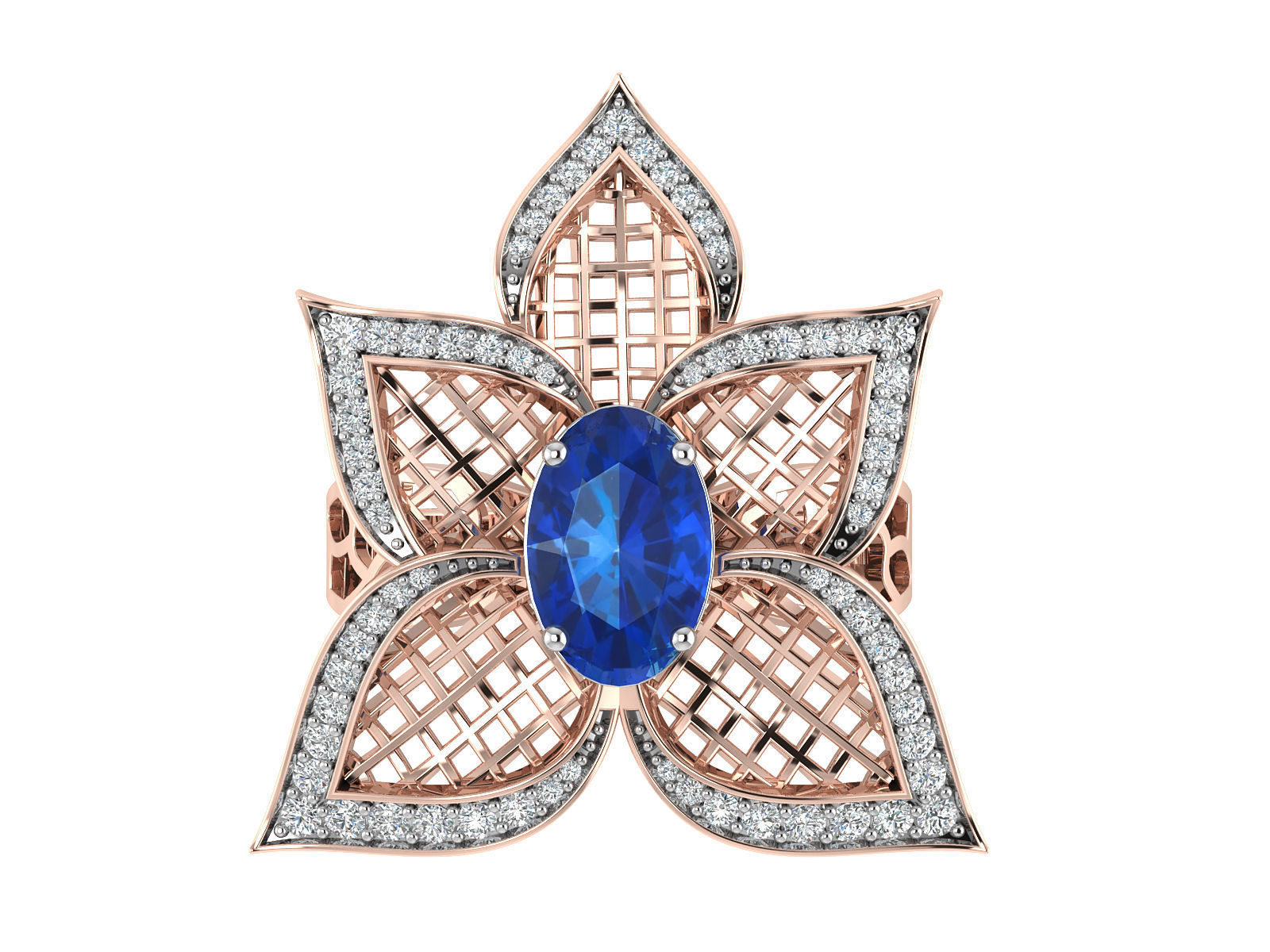 Women ring 3dm stl render detail 3D print model 3D print model_10