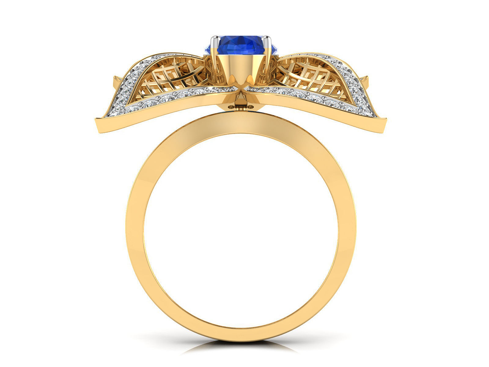 Women ring 3dm stl render detail 3D print model 3D print model_5