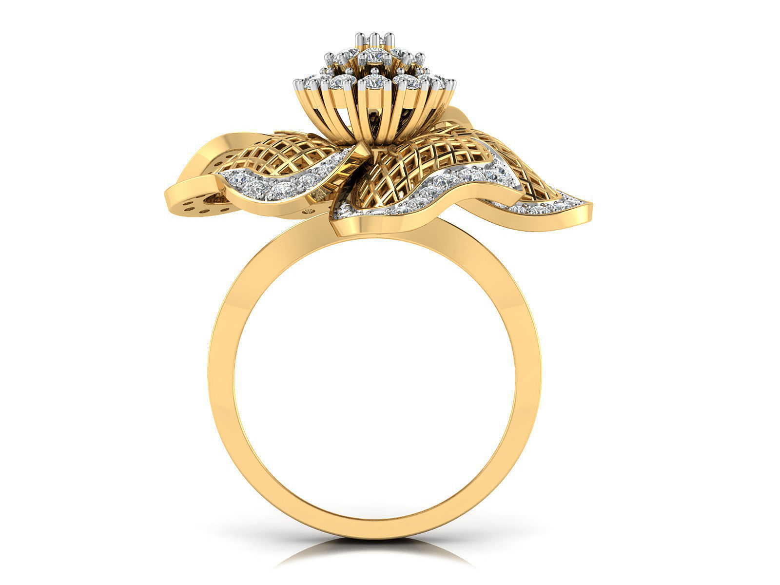 Women ring 3dm stl render detail 3D print model 3D print model_4