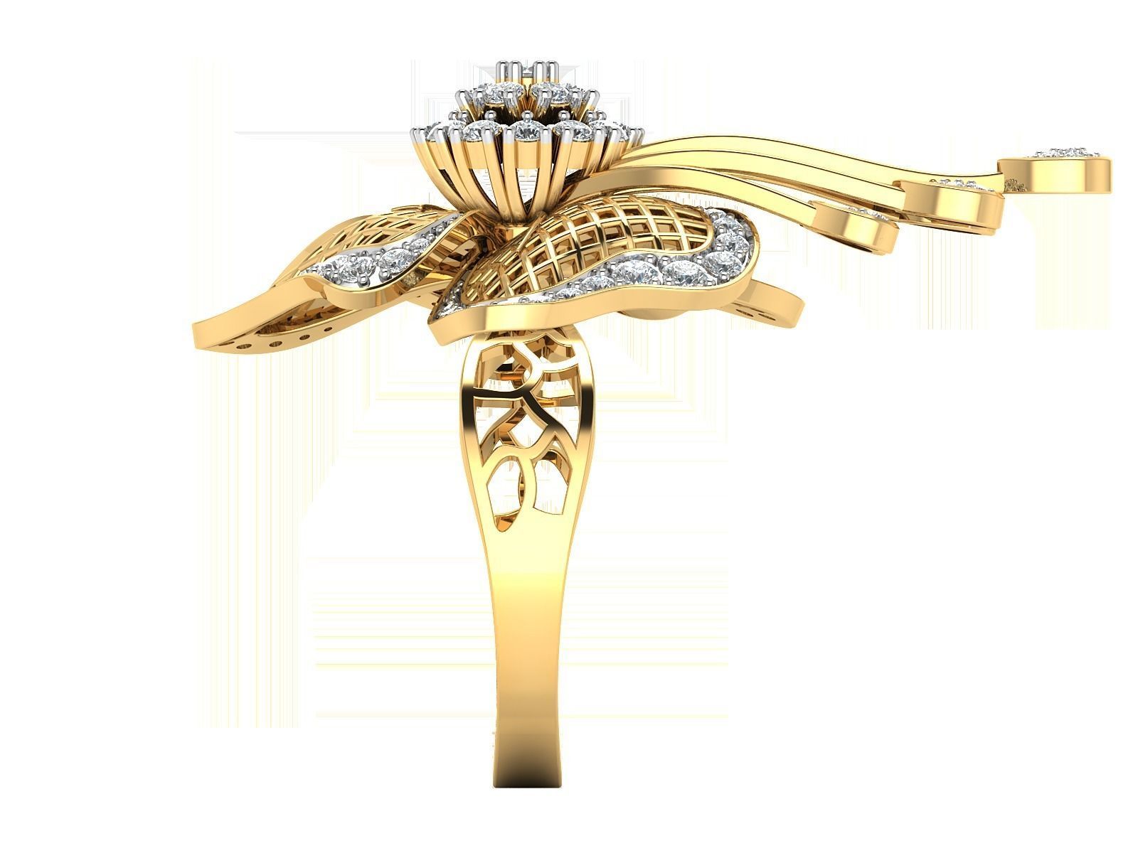 Women ring 3dm stl render detail 3D print model 3D print model_8