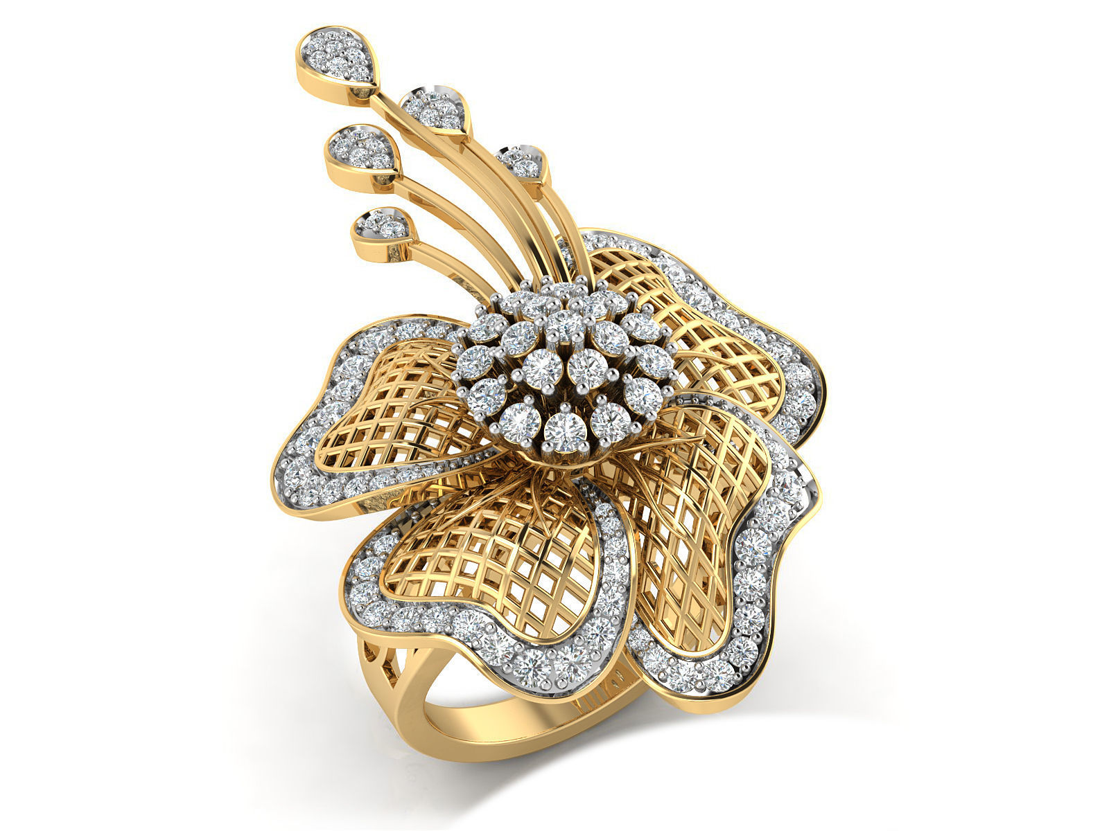 Women ring 3dm stl render detail 3D print model 3D print model_2