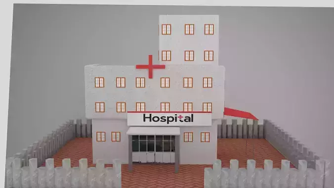 lowPoly hospital
