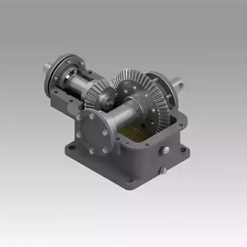Gearbox single conical