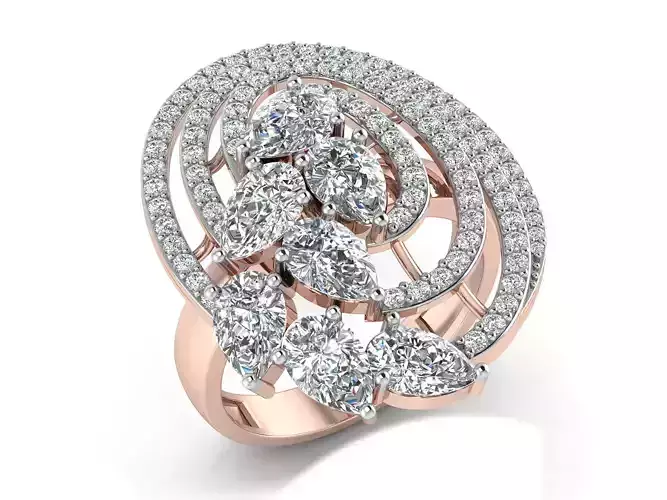 Women ring 3dm stl render detail 3D print model