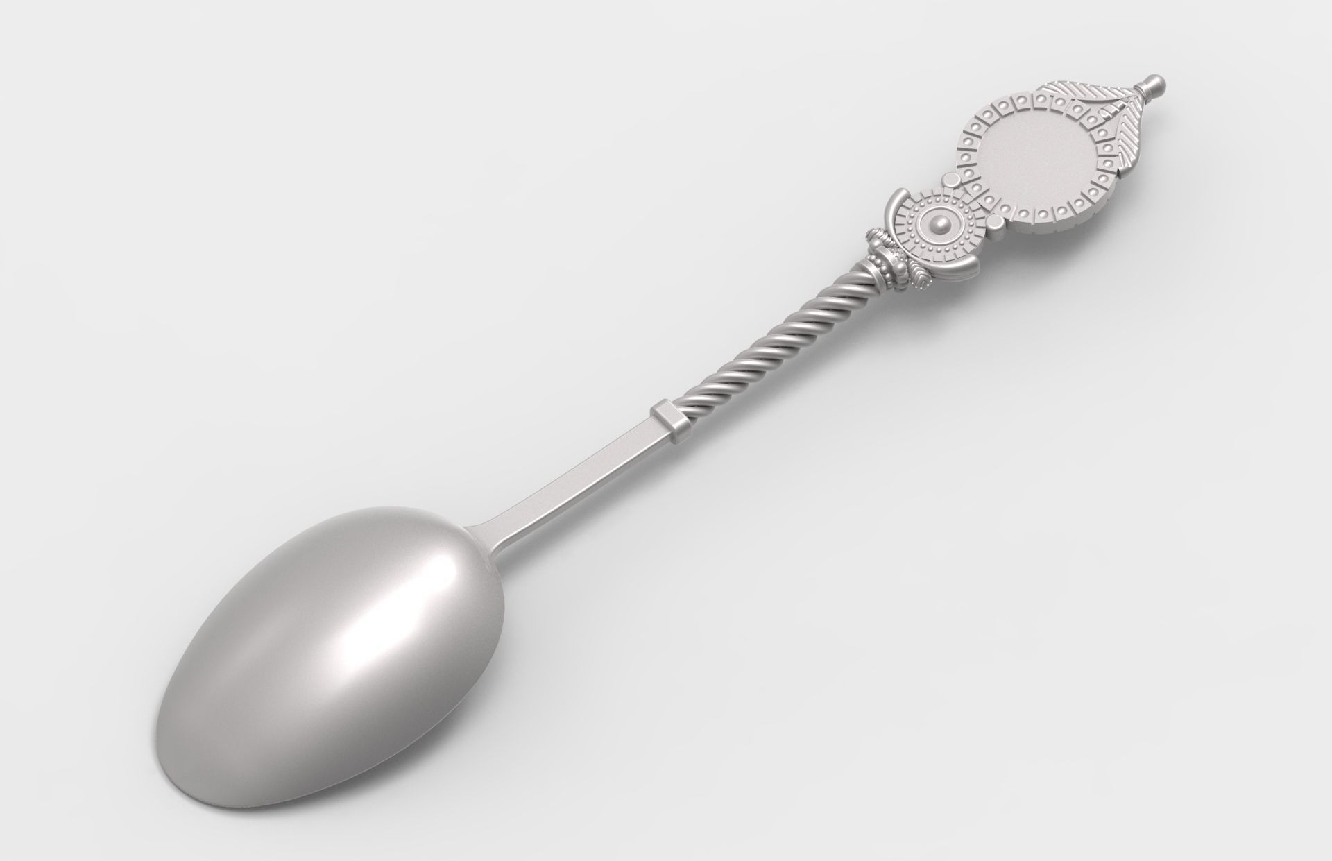 Spoon 3D print model_5