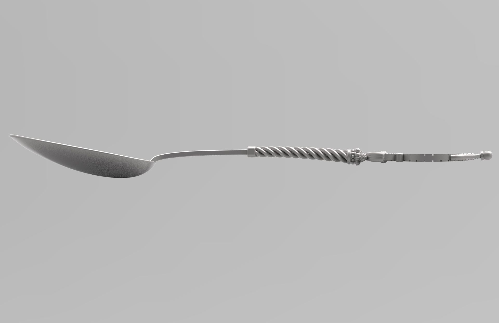 Spoon 3D print model_4