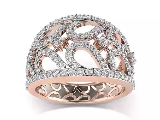 Women ring 3dm stl render detail 3D print model