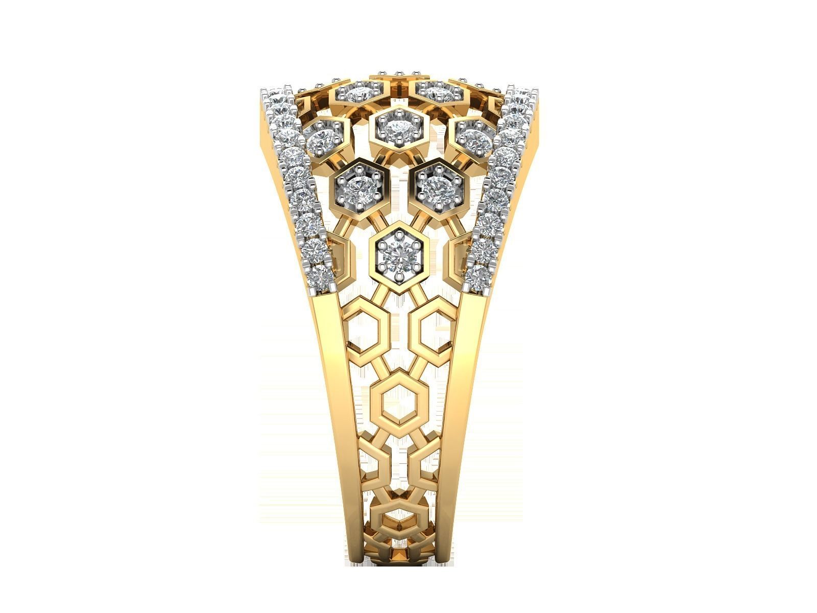 Women ring 3dm stl render detail 3D print model 3D print model_9