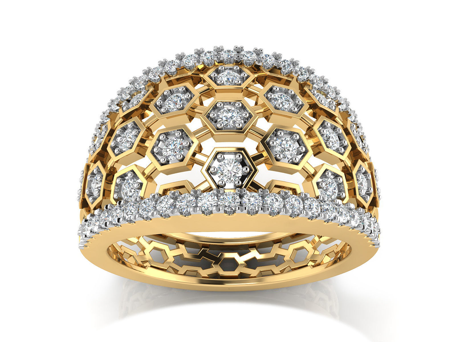 Women ring 3dm stl render detail 3D print model 3D print model_2