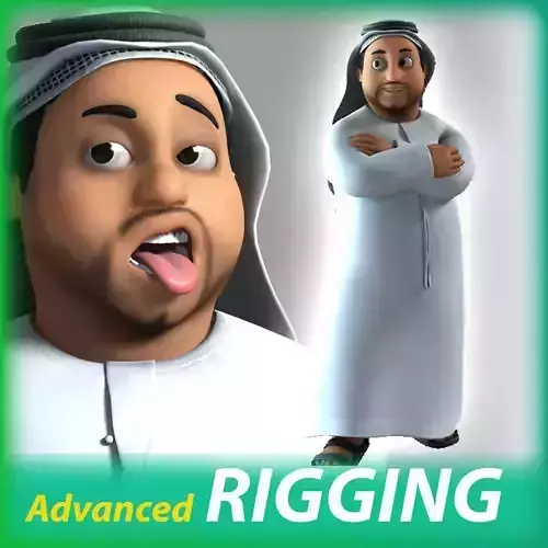  Arab muslim  Cartoon Character