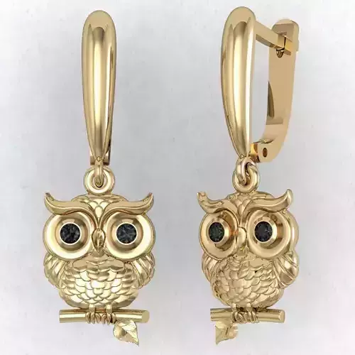  earring owl    