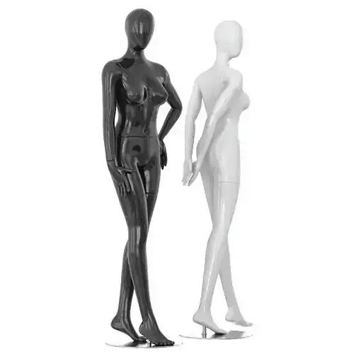 Abstract female mannequins 17 3D model