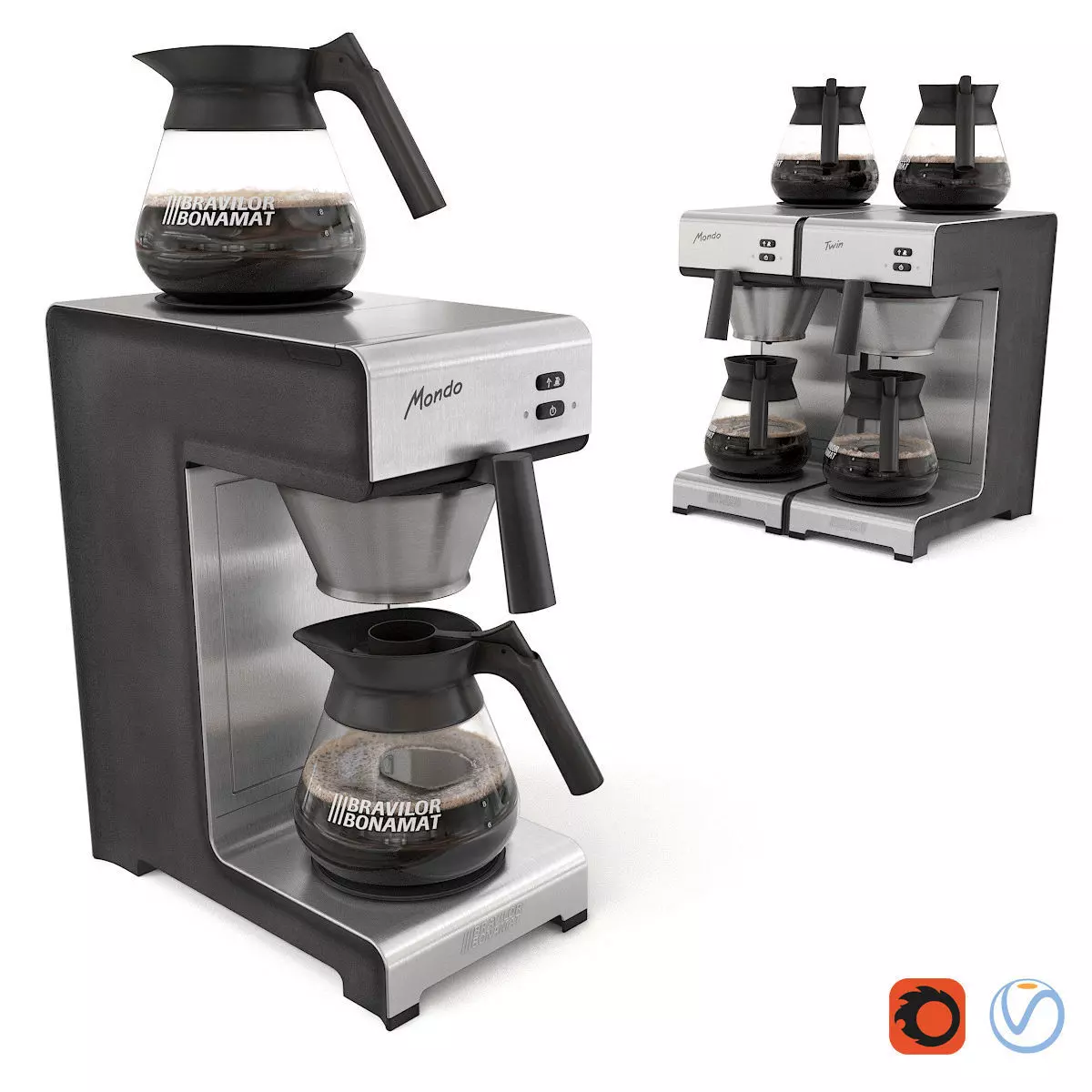 Bravilor Bonamat Mondo series  coffee machines 3D model_0