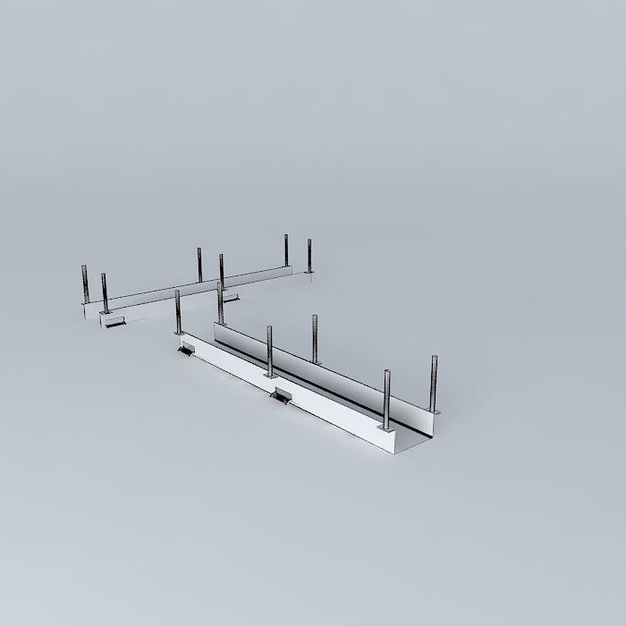 Fiber Optic Cable Tray 3D model_4