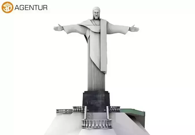 Christ the Redeemer Brasil 3D model