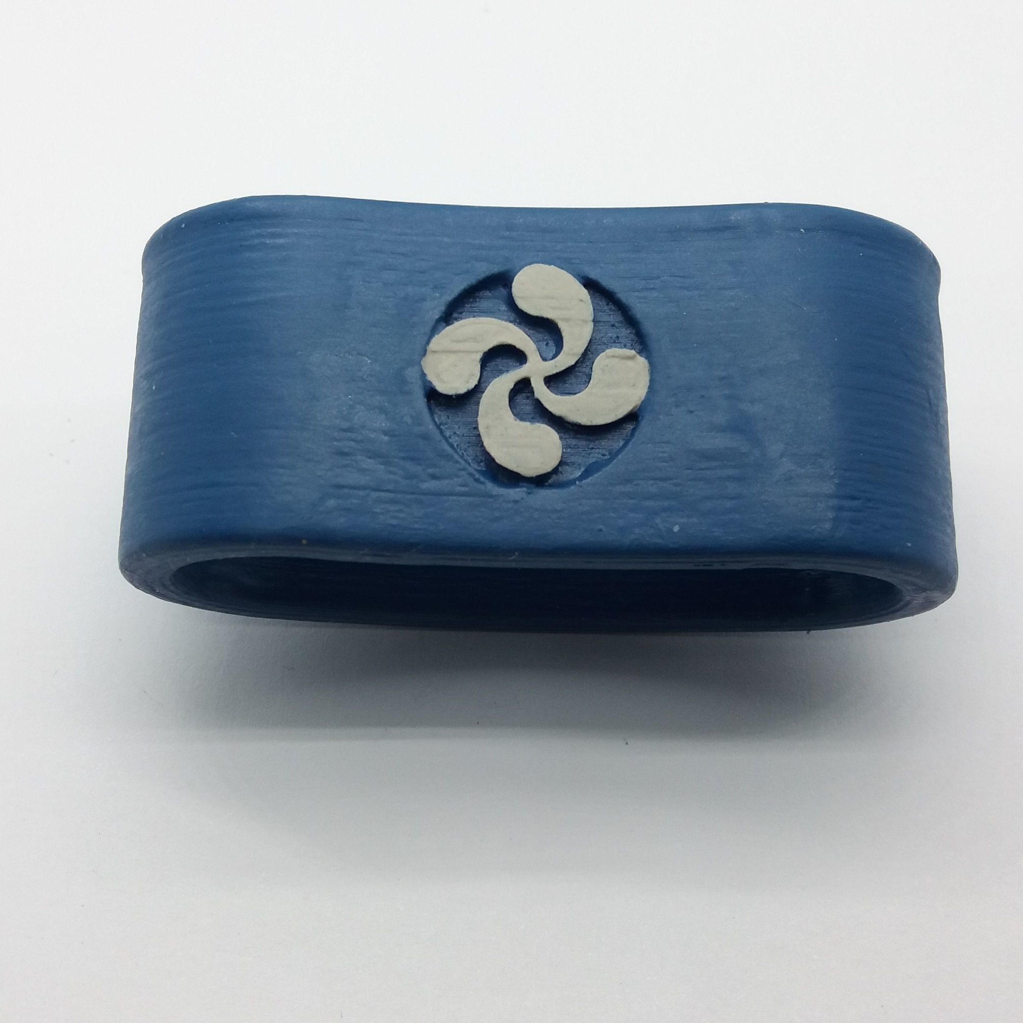 MARTIN Napkin Ring with lauburu 3D print model_3