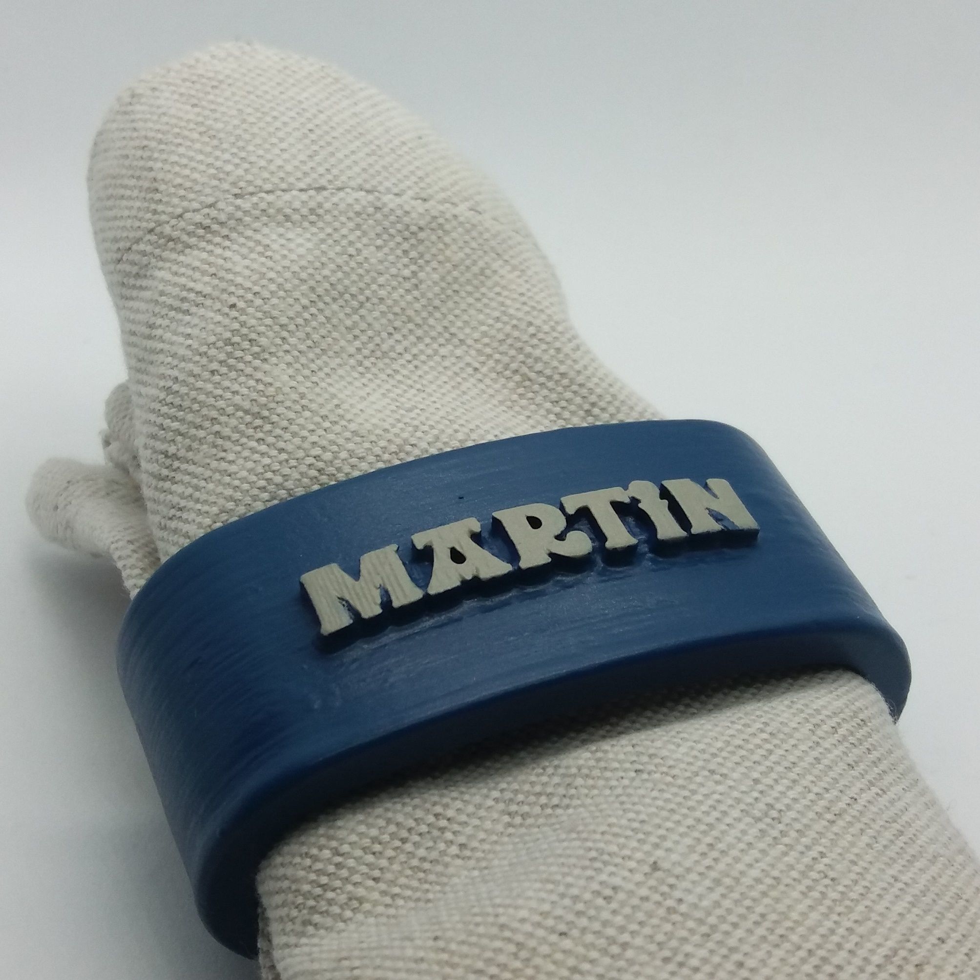 MARTIN Napkin Ring with lauburu 3D print model_2