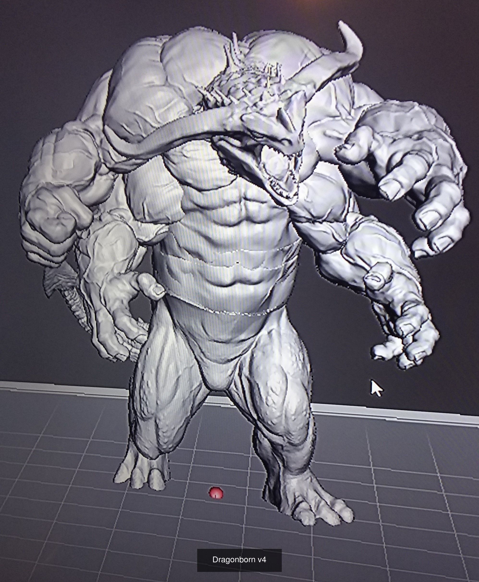 Dragonborn collection monster in poses _3