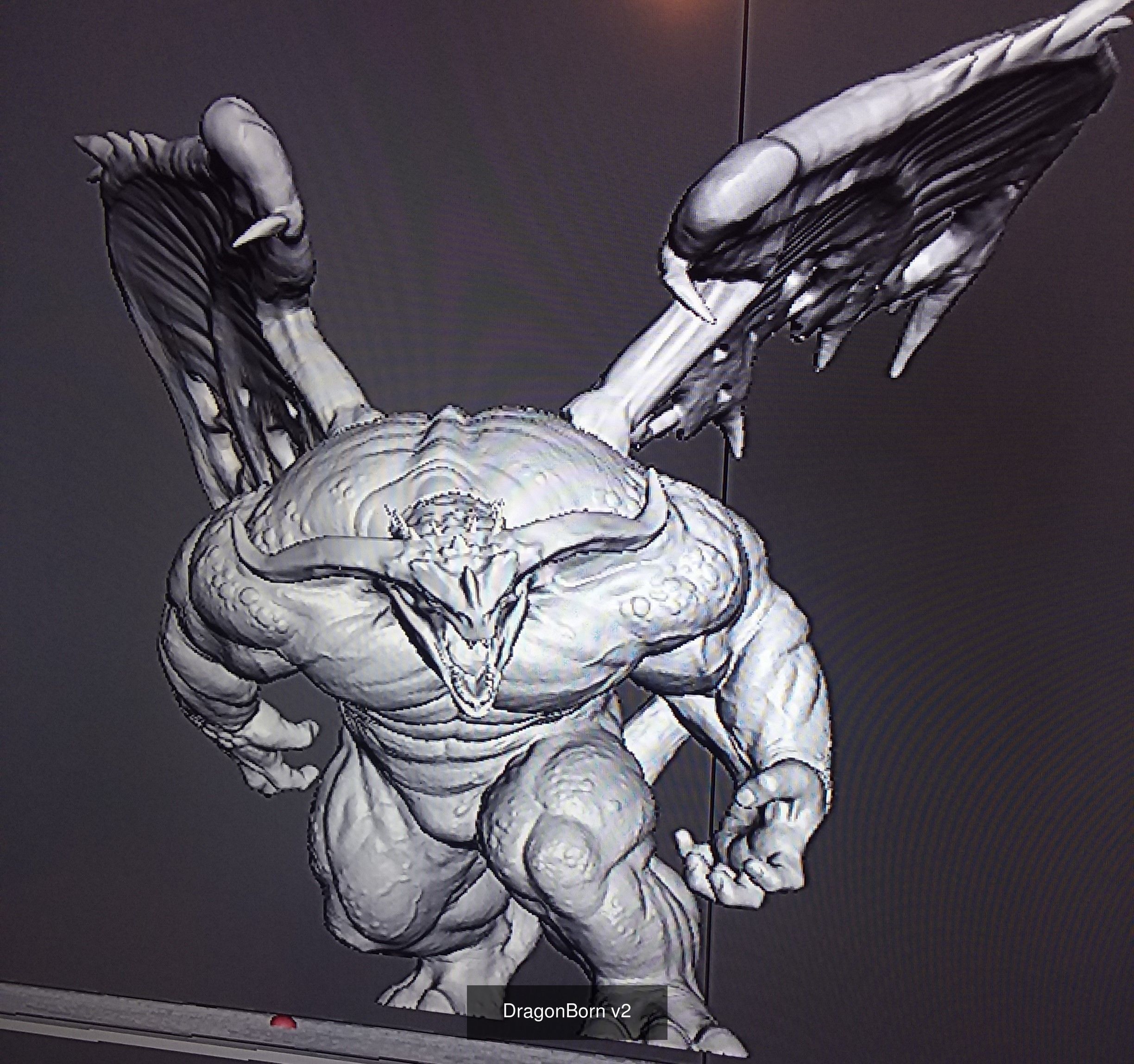 Dragonborn collection monster in poses _1