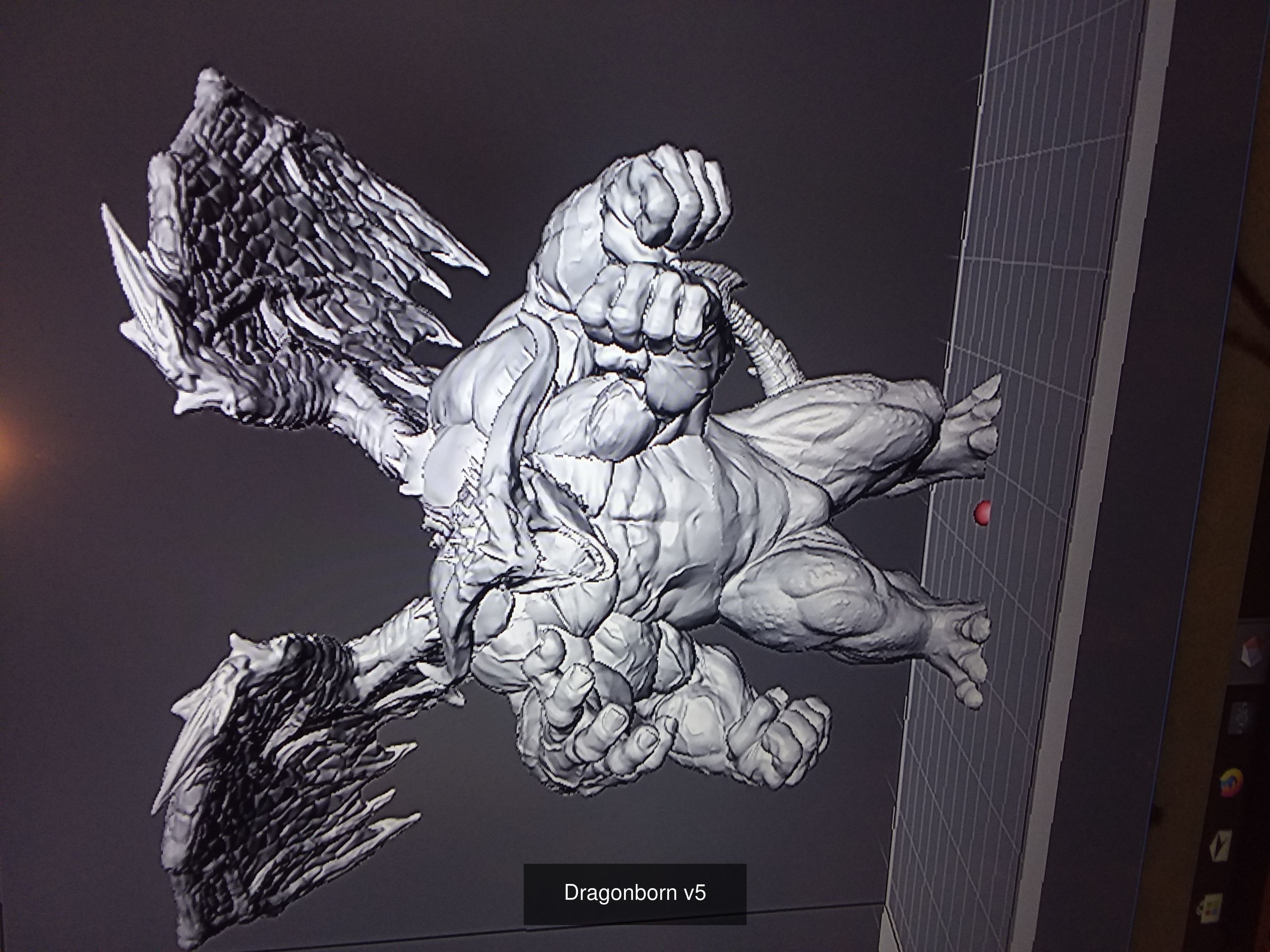 Dragonborn collection monster in poses _4