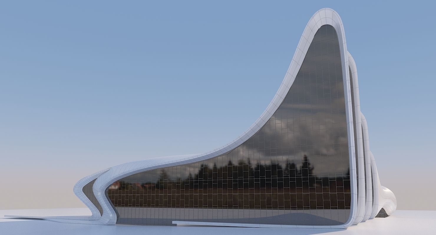 Heydar Aliyev Center 3D model_5