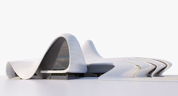 Heydar Aliyev Center 3D model_1