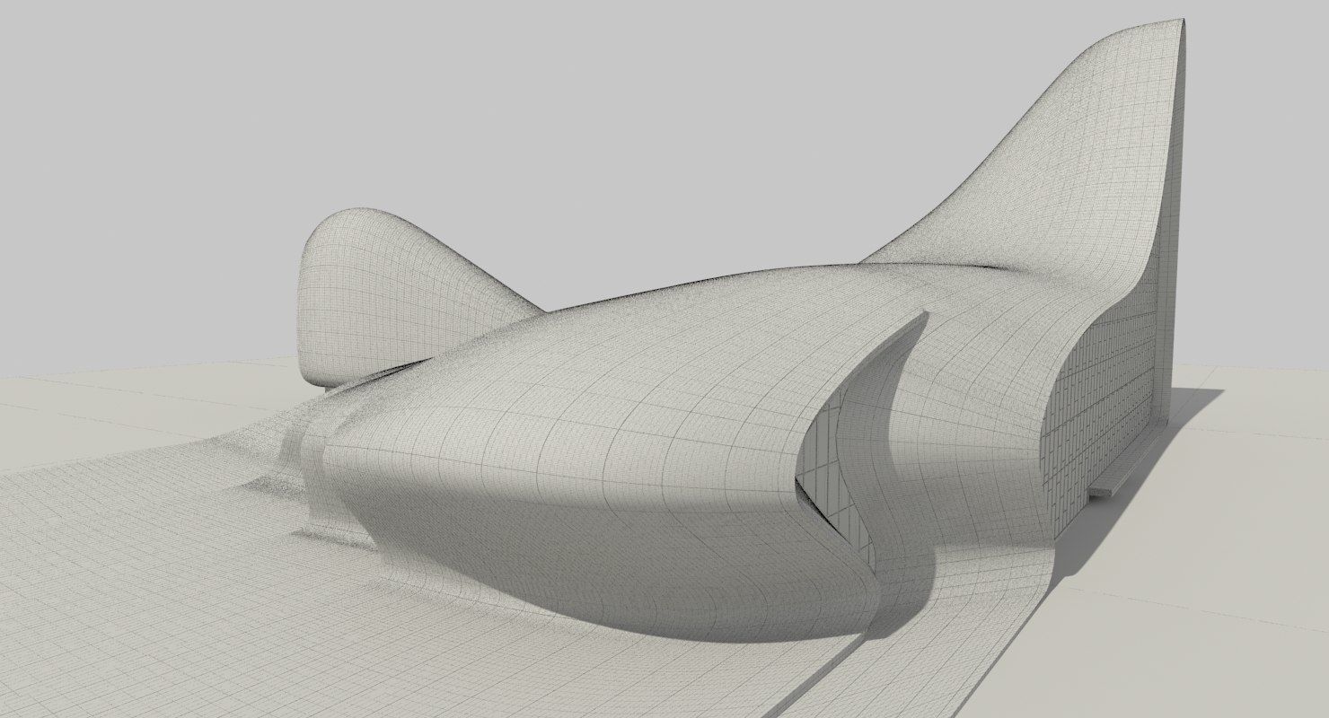 Heydar Aliyev Center 3D model_8