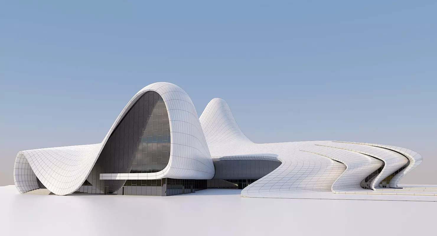 Heydar Aliyev Center 3D model_0