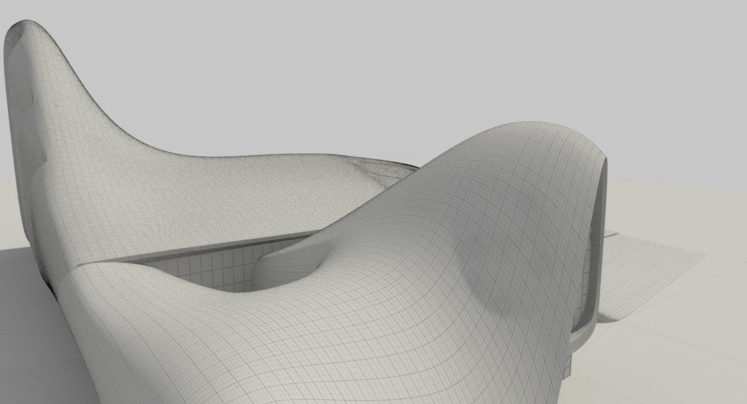 Heydar Aliyev Center 3D model_9