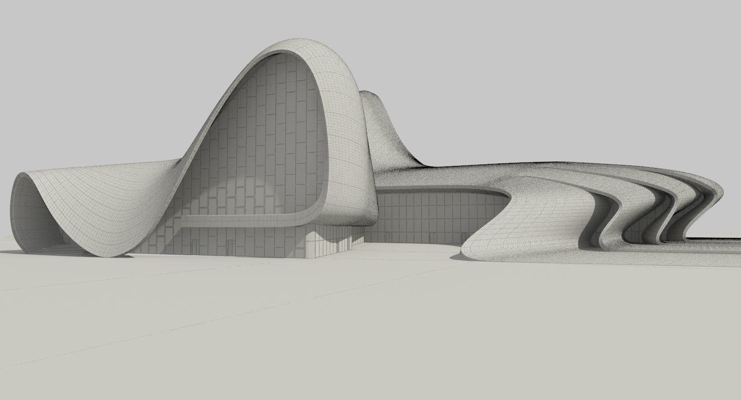 Heydar Aliyev Center 3D model_10