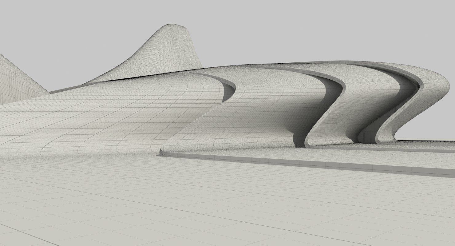 Heydar Aliyev Center 3D model_7