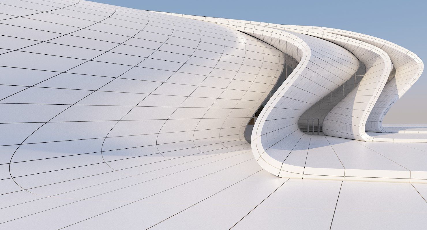 Heydar Aliyev Center 3D model_6