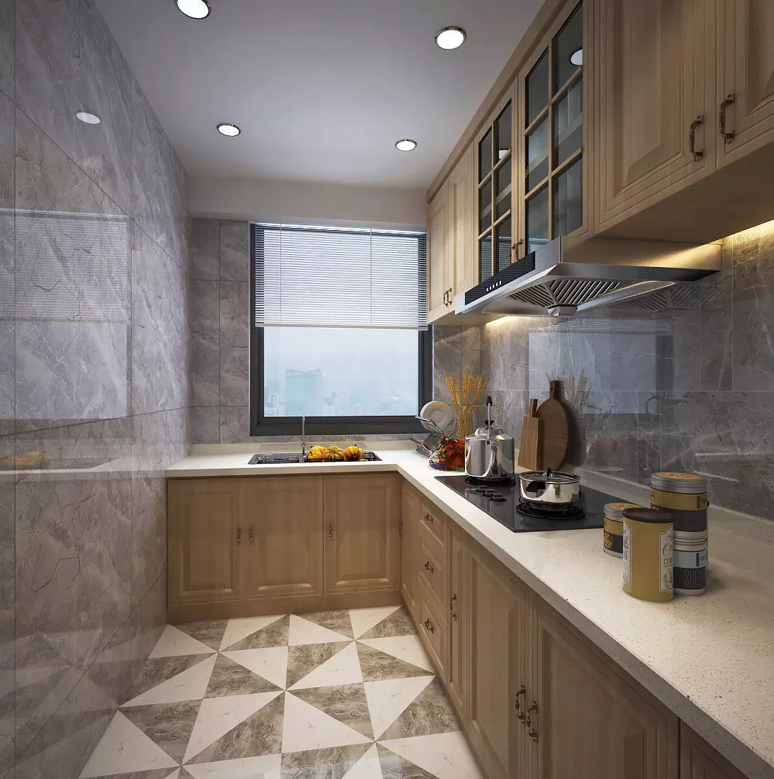 Modern Kitchen Design 3D model