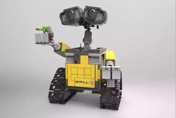 walle lego wall e robot Free 3D print model walle lego wall e robot Free 3D print model