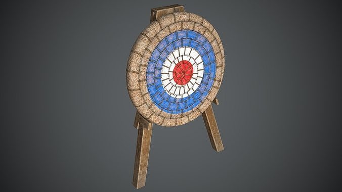 Target Medieval Low-poly 3D model