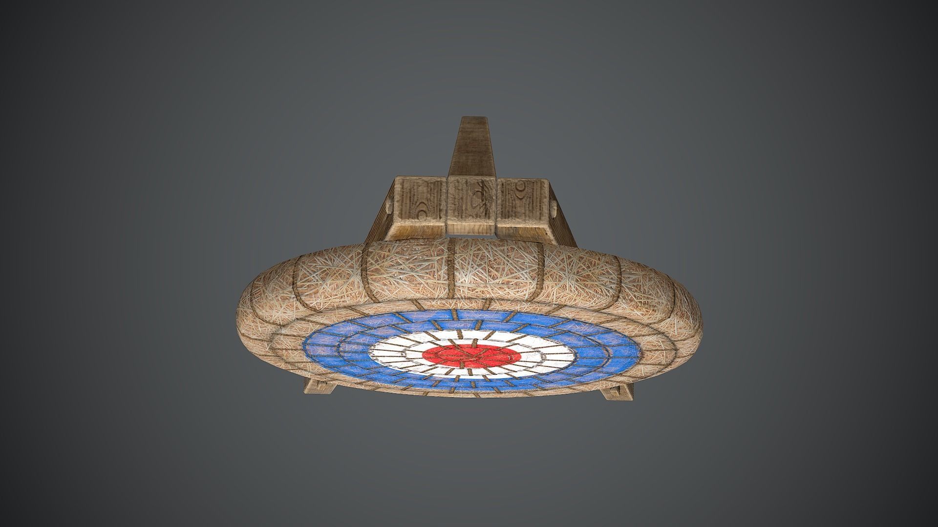 Target Medieval Low-poly 3D model_20